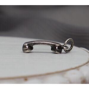Retired James Avery 925 Telephone Charm 1.49G / 0.8in